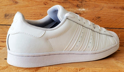 Adidas Superstar Low Leather Trainers UK9/US9.5/EU43 EG4960 Triple White