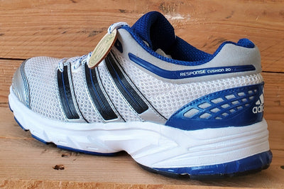 Adidas Response Cushion Low Textile Trainers UK5/US5.5/EU38 G50175 White/Blue
