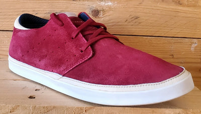 Adidas Originals Low Suede Trainers UK10/US10.5/EU44.5 G63969 Red/White