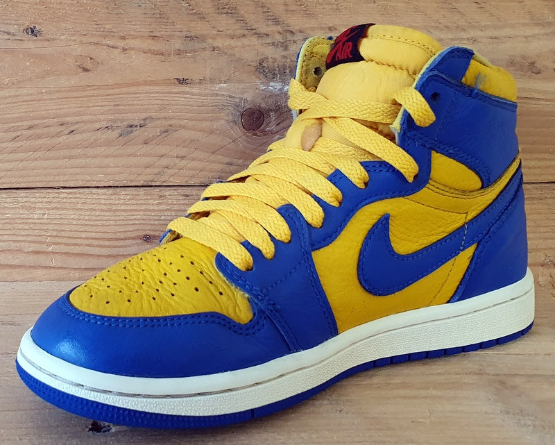 Nike Air Jordan 1 Mid Leather Trainers UK4/US6.5/EU37.5 FD2596-700 Reverse Laney