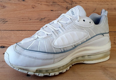 Nike Air Max 98 Leather/Textile Trainers UK5.5/US8/EU39 AH6799-114 Triple White