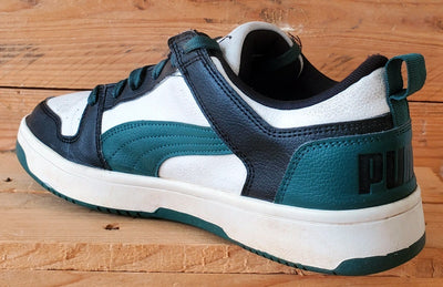 Puma Rebound Layup Low Leather Trainers UK10/US11/EU44.5 369866-25 White/Black