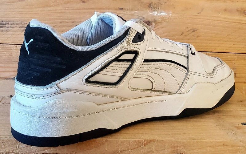 Puma Slipstream Low Leather Trainers UK8/US9/EU42 388549-01 White/Black