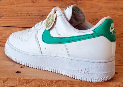 Nike Air Force 1 Low Leather Trainers UK5.5/US8/EU39 DV3808-108 White/Green