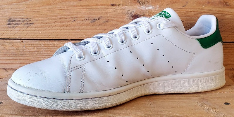 Adidas Stan Smith Low Leather Trainers UK9.5/US10/EU44 M20324 White/Green