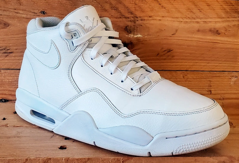 Nike Air Flight Legacy Leather Trainers UK10/US11/EU45 BQ4212-101 Triple White