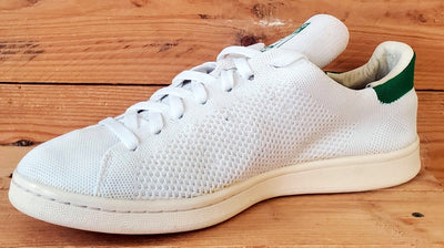 Adidas Stan Smith Low Primeknit Trainers UK10/US10.5/EU44.5 S75146 White/Green