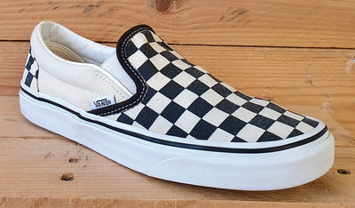 Vans Old Skool Low Canvas Trainers UK5/US7.5/EU38 751505 Cream Checkerboard