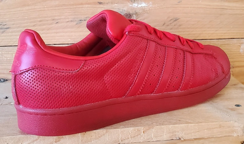 adidas gazelle silver green womens Adidas Superstar Adicolor Low Leather Trainers UK9/US9.5/EU43 S80326  Scarlet – VintageTrainers