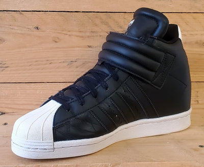 Adidas Superstar Up Mid Leather Trainers UK6/US7.5/EU39 S81350 Black/White