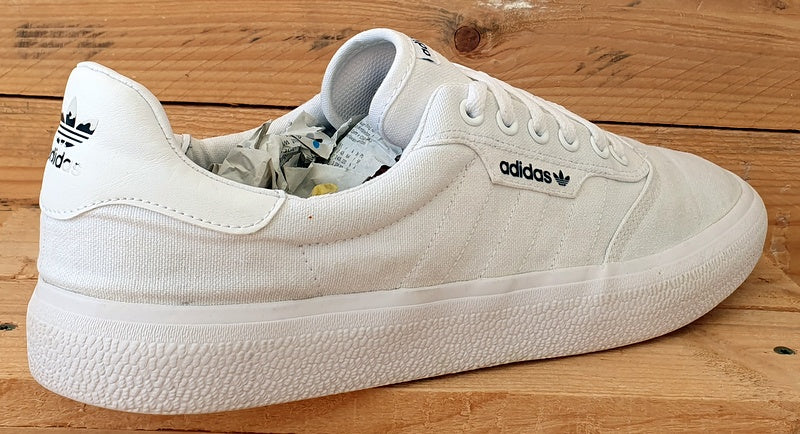 Adidas Original 3MC Low Canvas Trainers B22705 Triple White UK12/US12.5/EU47