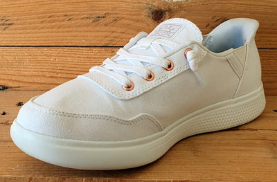 Sketchers Slip In Low Canvas Trainers UK4.5/US7.5/EU37.5 114815 White