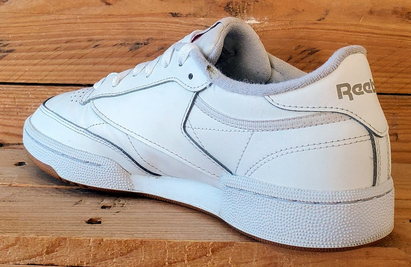 Reebok Club C 85 Low Leather Trainers UK7/US9.5/EU40.5 BS7686 White