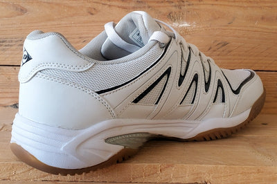 Dunlop Court Master III Low Leather Trainers UK8/US9/EU42 K/1013/100 White/Black