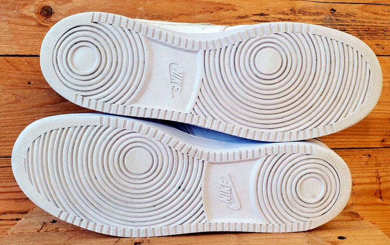 Nike Court Vision Low Leather Trainers UK11/US12/EU46 CD5463-100 Triple White