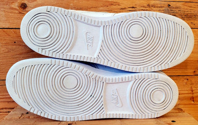 Nike Court Vision Low Leather Trainers UK11/US12/EU46 CD5463-100 Triple White