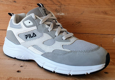 Fila Heroics Low Textile/Suede Trainers UK6/US8/EU40 820 1308 Grey/White