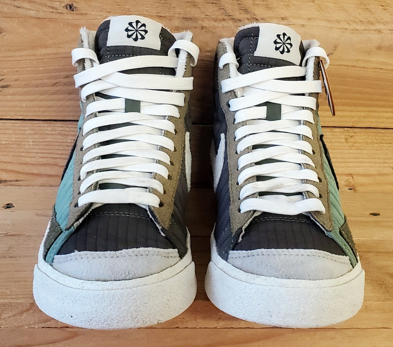 Nike Blazer 77 Premium Mid Trainers UK3/US3.5Y/EU35.5 DO5216-331 Oil Green