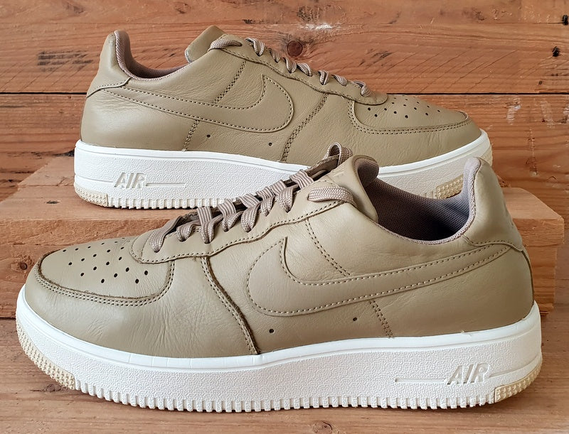 Nike Air Force 1 Ultraforce Low Leather Trainers UK7/US8/E41 845052-202 Mushroom