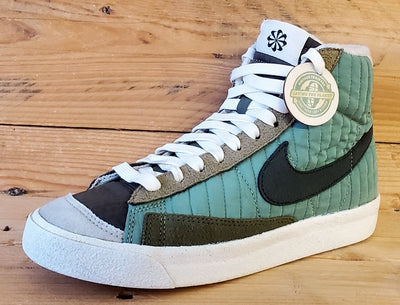 Nike Blazer 77 Premium Mid Trainers UK3/US3.5Y/EU35.5 DO5216-331 Oil Green