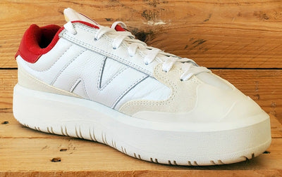 New Balance CT302 Low Leather Trainers UK8/US8.5/EU42 CT302VB White/Red