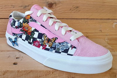 Vans Off The Wall Trainers UK5/US7.5/EU38 721278 Rosebloom Floral Checkerboard