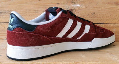 Adidas Originals Ciero Low Suede Trainers UK9/IS9.5/EU43 G56966 Burgundy