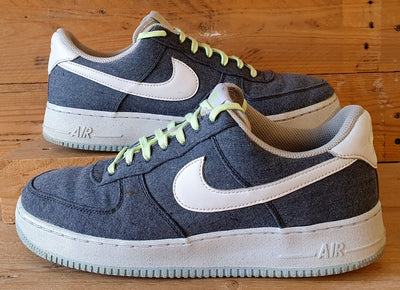 Nike Air Force 1 Low Recycled Canvas Trainers UK9.5/US10.5/E44.5 CN0866-002 Grey