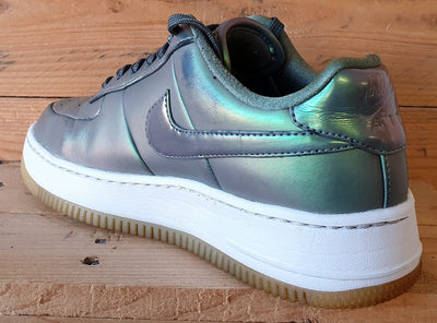 Nike Air Force 1 Upstep Low Trainers UK6/US8.5/EU40 AA3964-001 Shine Green