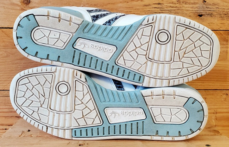 Adidas Rivalry Low Leather Trainers UK10/US10.5/EU44.5 EG7636 White/Ash Grey