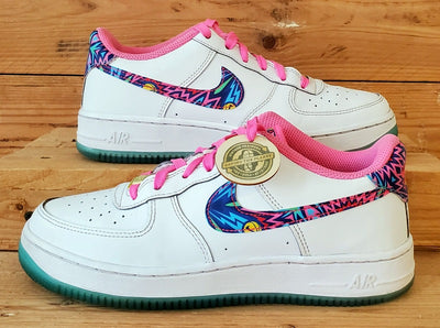 Nike Air Force 1 All Star Low Leather Trainers UK5/US5.5Y/EU38 DZ4883-100 White