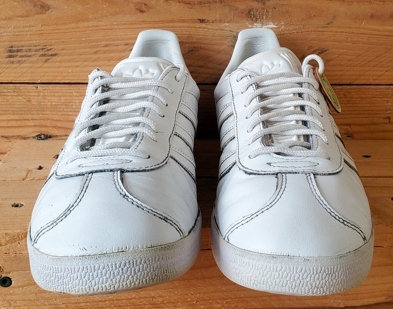 Adidas Gazelle Low Leather Trainers UK10/US10.5/EU44.5 BB5498 White