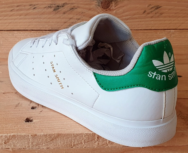 Adidas Stan Smith Low Leather Trainers UK4.5/US5/EU37 EG7295 White/Green