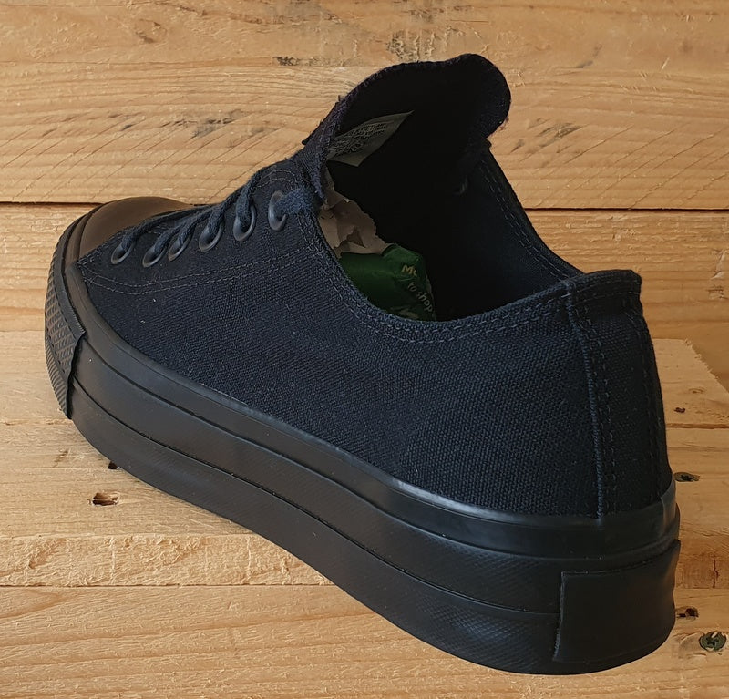 Converse All Star Platform Canvas Trainers UK8 US10 EU41.5 562926C Triple Black VintageTrainers