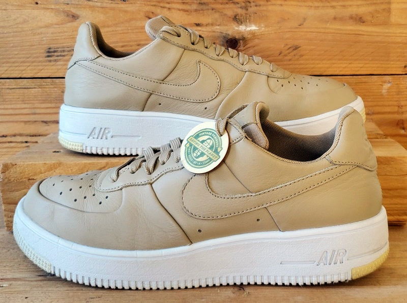 Nike Air Force 1 Ultraforce Low Leather Trainers UK8/US9/EU42.5 845052-200 Linen