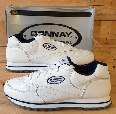 Donnay International Low Leather Trainers UK9/US10/EU43 001 Classic White
