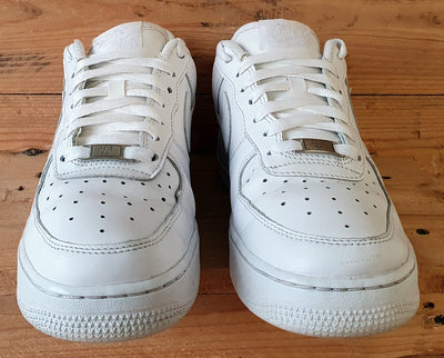 Nike Air Force 1 Low 07' Leather Trainers UK6/US7/EU40 315122-111 Triple White