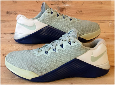 Nike Metcon 5 Low Textile Trainers UK6/US8.5/EU40 AO2982-334 Green/Blue/White