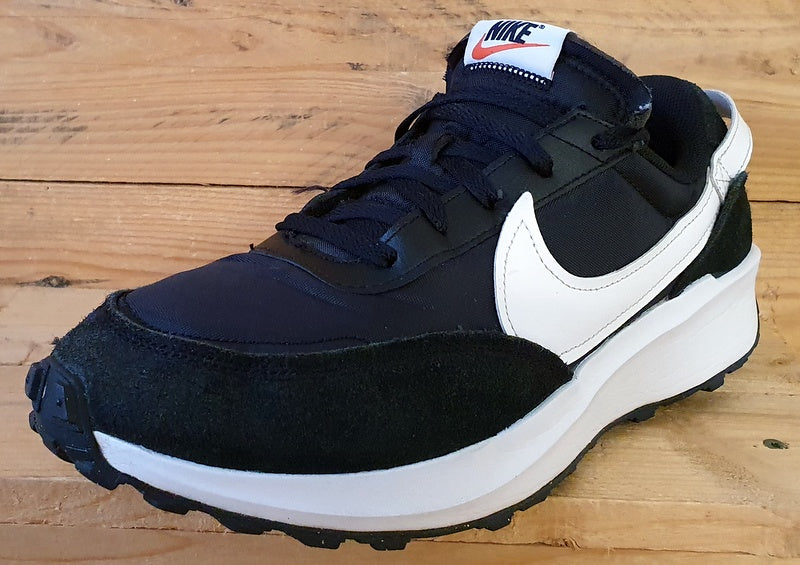 Nike Waffle Debut Low Textile/Suede Trainers UK10/US11/EU45 DH9522-001 Black