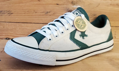 Converse All Star Low Canvas Trainers UK8.5/US8.5/EU42 136956C White/Green