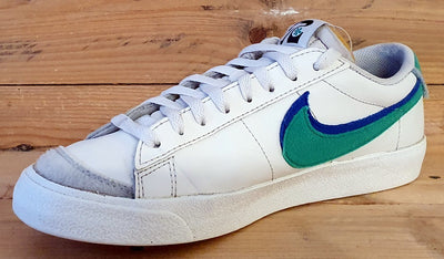 Nike Blazer Low 77 Double Swoosh Trainers UK8/US9/EU42.5 DO9777-001 Cream/Green