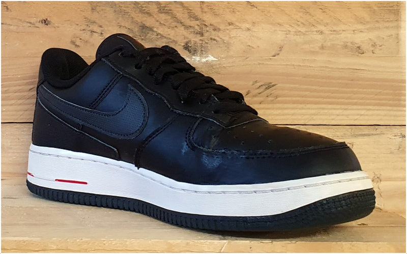 Nike Air Force 1 Technical Stitch Leather Trainers UK7/US8/E41 DD7113-001 Black