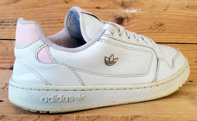Adidas NY 90 Low Leather Trainers UK6.5/US8/EU40 GX4461 White/Pink