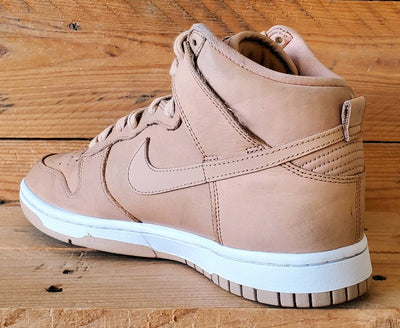 Nike Dunk Premium Mid Suede Trainers UK5.5/US8/EU39 DX2044-201 Vachetta Tan