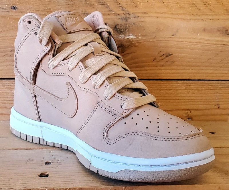 Nike Dunk Premium Mid Suede Trainers UK4/US6.5/EU37.5 DX2044-201 Vachetta Tan