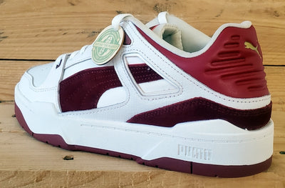 Puma Slipstream Low Leather Trainers UK8/US9/EU42 388634-02 White/Intense Red