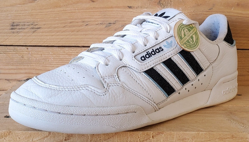 Adidas Continental 80 Low Leather Trainers UK10/US10.5/EU44.5 H05033 White