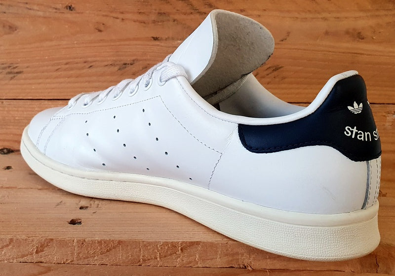 Adidas Stan Smith Leather Trainers UK9.5/US10/EU44 FV4086 White Collegiate Navy