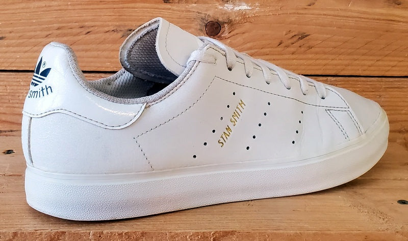 Adidas Stan Smith Low Leather Trainers UK5.5/US6/EU38.5 EG0381 White/Gold