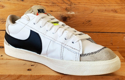 Nike Blazer 77 Jumbo Low Leather Trainers UK12/US13/E47.5 DN2158-101 White/Black